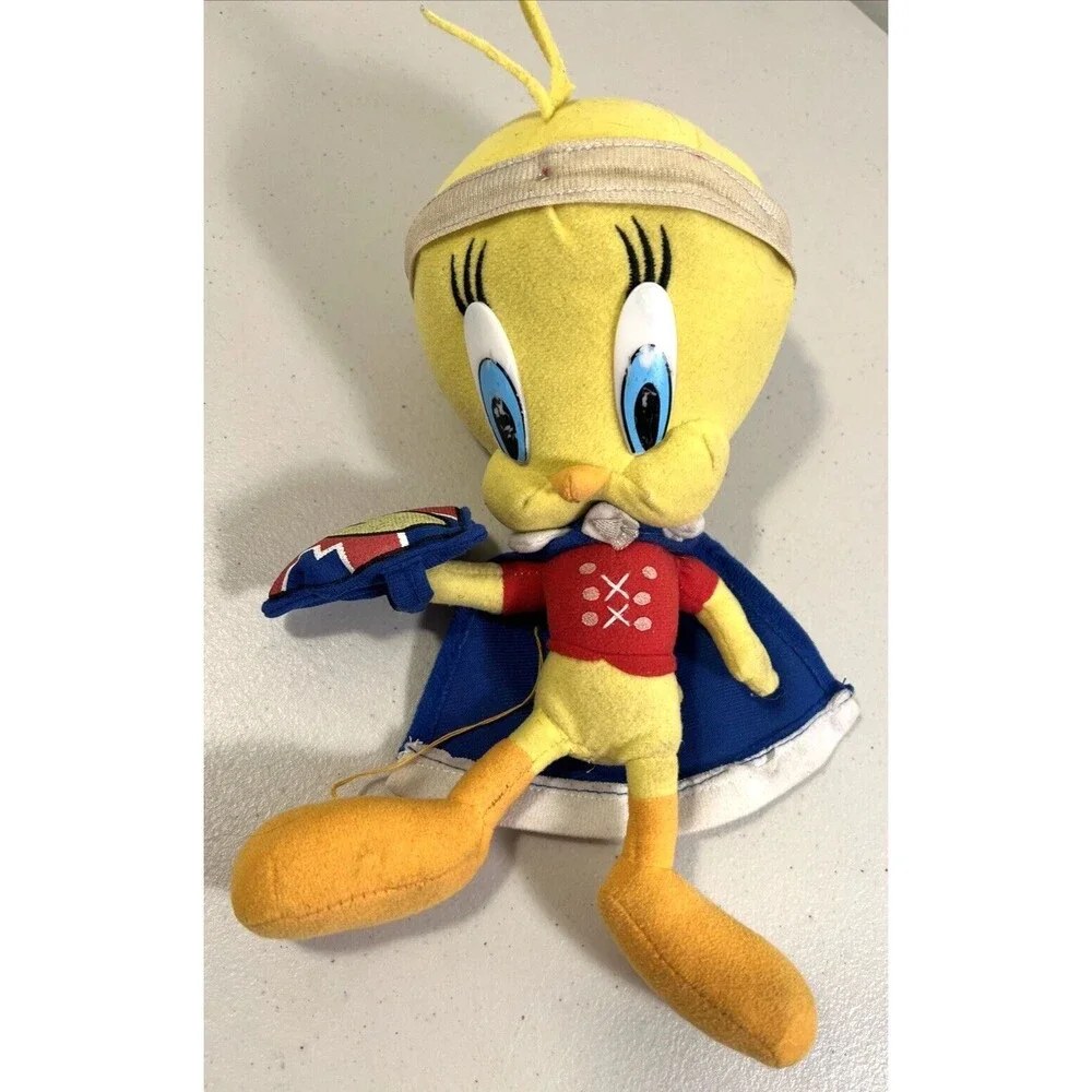 Tweety Bird Super Hero Stuffed Animal Toy Looney Tunes 10
